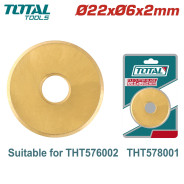 Лезвие для плиткореза 22x6x2мм  TOTAL THT576002B