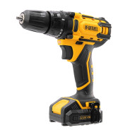 Дрель-шуруповерт аккумуляторная, 12В, 2АКБ  2,0 А/ч,  CDL-12-02BM, Li-Ion,   ...DENZEL 26105