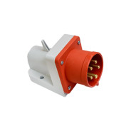 Вилка  силовая, промышленного назначения, 16 А, IP44,  BYLECTRICA ВПО16-956