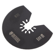 Насадка для МФИ отрезная полукруг., HSS, по металлу и дереву, 80 х 1.2 mm, мелкий зуб DENZEL ...Matrix 782301