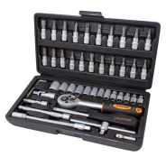 Набор инструмента 46пр. 1/4" (6-гран.)(4-14мм)  Partner PA-2461-5