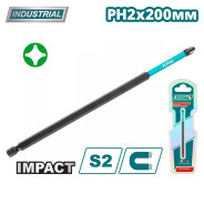 Бита ударная PH2 200 мм  TOTAL TACIM71PH2200