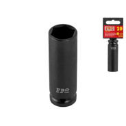 Головка ударная тонкост. 1/2" 19mm 6гр. глубокая PRO  STARTUL PRO-32119