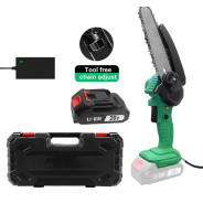 Пила цепная аккумуляторная, 20В, 1АКБ 4,0 А/ч, шина 150 мм, шаг 1/4", 37 звеньев,скорость цепи ...Zitrek 082-1851-1