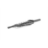 Ступенчатое сверло со спиральной канавкой (4-12 мм. 9 ступеней) диаметр хвостовика 6  ...MESSER 20-09-412
