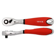 Ключ трещоточный для головок  1/4" T72  YATO YT-0733