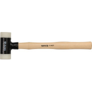 Молоток безинерционный с деревянной ручкой 430гр. d40mm PU  YATO YT-4625
