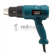 Фен промышленный электрический с насадками 2000Вт, 50-600°С,  ...Forsage HG55-2000LED