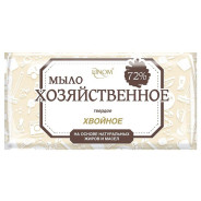 Мыло хозяйственное "Хвойное" 72% в уп., 200 г  LINOM 4814183002395