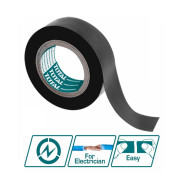 Изолента 9,15 м   (черная)TOTAL THPET1102