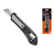 Нож пистолетный с выдвижным лезвием 18мм BLACK LINE,  STARTUL ST0924