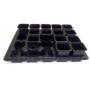 Транспортная кассета (поддон) для горшков 90х90х95 mm (400х300х41 mm)  ...PERFECTO LINEA КТ/9