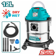 Пылесос строительный 1000Вт, 12л,  TOTAL TVC12202