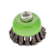 Щетка для УШМ, 65 mm, М14, Чашка, крученая проволока 0.5 mm  Сибртех 746207