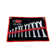 Набор ключей рожковых 10 пр. (6х7-24х27 мм.)  Rock FORCE RF-5102P