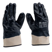 Перчатки трикотажные с обливом из бутадиен-нитрильного каучука, крага, L СИБРТЕХ ...Сибртех 67833
