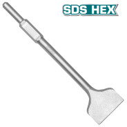 Зубило плоское SDS-hex 30x410x100 mm  TOTAL TAC1532302