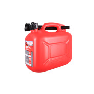 Канистра красная для топлива в комплекте с крышкой и лейкой 3ton PROFI (5л)...3TON 55297