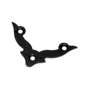 Уголок 70 mm декоративный, фигурный, черный матовый  STARFIX SMP-54637-1