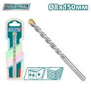 Сверло по бетону 8x150мм  TOTAL TAC260815