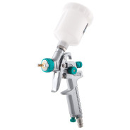 Краскораспылитель AG 810 гравитационный,0.58 мм и 1 мм,  HVLP, 100мл,   ...Stels 57361