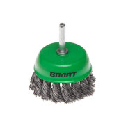 Щетка для дрели "чашка" косичка 75mm (для дрели торцевая крацовка)  ...ВОЛАТ 81020-75