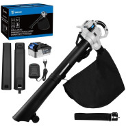 Воздуходувка-пылесос аккумуляторная , 20В, 2АКБ 5,0 А/ч, DEKO DKBL22 ...Deko 085-2043