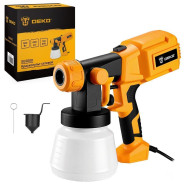 Краскопульт электрический, 500Вт, сопло 2,5 мм, HVLP, 800мл, расход краски 700 мл/мин, DEKO SG500D...Deko 081-1073