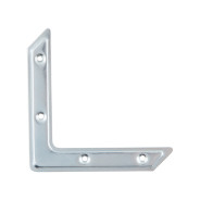 Уголок оконный 75х75x2 mm, белый цинк  STARFIX SMP-31119-1