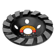 Чашка алмазная зачистная, 125 mm, турбо-сегмент Sparta DENZEL 729885