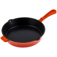 Сковорода чугунная ф 26.5х5.4 см с ручкой  PERFECTO LINEA 57-265541