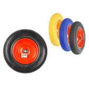 Колесо полиурет. 4.00-8" (подшипник усиенный ф35x16 mm, для оси 16x60mm), подходит к тачкам: WB...ECO WB-P208