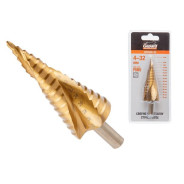 Сверло по металлу ступенчатое конусное 4-32мм,  GEPARD GP0300-32