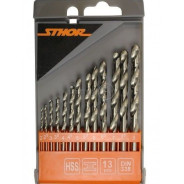 Свёрла по металлу 2.0-8.0mm (набор 13пр.)  STHOR 21998