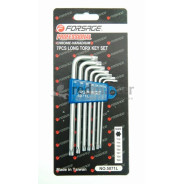 Набор ключей торкс Т10-Т40 7пр. длинных  Forsage F-5071L
