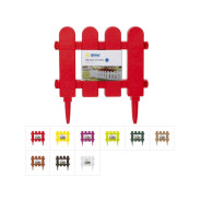 Забор садовый 1,5х0,28 м (цвета в ассортименте)  DRINA 10376