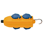 Розетка 4-ая переносная, с заземлением, 16А, 230В,  BRENNENSTUHL 1081070010