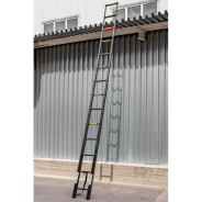 Лестница телескопическая алюминиевая односекционная (5.4м,14ступенек, max нагрузка 150кг, вес 13.6кг...Rock FORCE RF-UP540