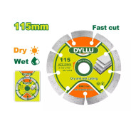 Диск алмазный 115x7,5x22,2 мм  DYLLU DTDC1K02