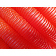 Трубка защитная гофрированная, 23mm бухта 50м красная (для 16 трубы)  ...AV Engineering AVE800-008