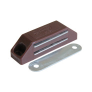 Защелка магнитная большая, коричневая (2 шт в зип-локе)  STARFIX SMZ1-2342-2