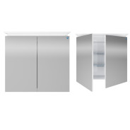 Шкаф зеркальный 80 NOLA  АВН 86.23