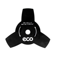 Нож для мотокосы 3 зуба 255х1.4х25.4 mm (остр.)  ECO GTP-3T