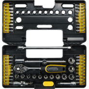 Набор инструмента 1/4" (57пр.) CrV  VOREL 65020