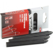 Мелки разметочные восковые черные, 120mm, коробка 6шт. Matrix ...Сибртех 84817