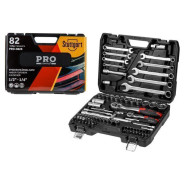 Набор головок и ключей 82пр. 1/4", 1/2" PRO  STUTTGART (6 граней)  ...STARTUL PRO-082S