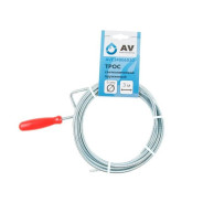 Трос сантехнический пружинный ф 6 мм длина 3 м  AV Engineering AVE34006030