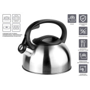 Чайник со свистком, нержавеющая сталь, 2.0 л, Darjeeling  PERFECTO LINEA 52-023802