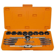 Набор метчиков и плашек М3 - М12, плашко-метчикодержатель, 20 предметов, в пласт. боксе  ...Sparta 773105