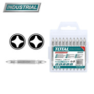 Бита двухсторонняя PH2 + PH2 65 мм   (10 шт)TOTAL TAC16PH233